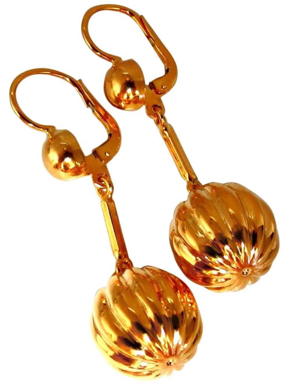 18 Karat Watermelon Dangle Earrings*